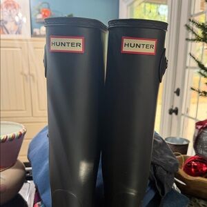 Hunter Classic Black Waterproof rain Boots